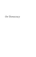 On Democracy