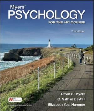 Myers' Psychology for the AP® Course (4th edition)